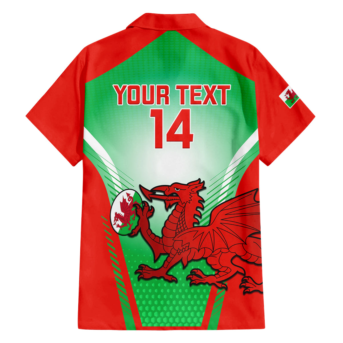 Custom Wales Rugby Family Matching Off Shoulder Long Sleeve Dress and Hawaiian Shirt 2023 Come On Cymru Champions World Cup - Wonder Print Shop