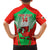 Custom Wales Rugby Family Matching Off Shoulder Maxi Dress and Hawaiian Shirt 2023 Come On Cymru Champions World Cup - Wonder Print Shop