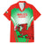 Custom Wales Rugby Family Matching Off Shoulder Maxi Dress and Hawaiian Shirt 2023 Come On Cymru Champions World Cup - Wonder Print Shop