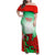 Custom Wales Rugby Family Matching Off Shoulder Maxi Dress and Hawaiian Shirt 2023 Come On Cymru Champions World Cup - Wonder Print Shop