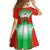 Custom Wales Rugby Family Matching Short Sleeve Bodycon Dress and Hawaiian Shirt 2023 Come On Cymru Champions World Cup - Wonder Print Shop