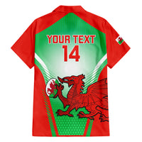 Custom Wales Rugby Family Matching Tank Maxi Dress and Hawaiian Shirt 2023 Come On Cymru Champions World Cup - Wonder Print Shop