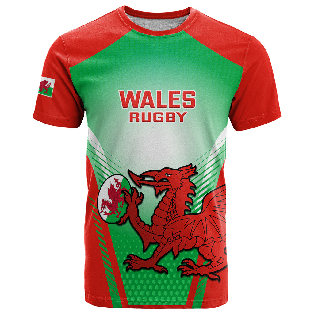 Custom Wales Rugby T Shirt 2023 Come On Cymru Champions World Cup - Wonder Print Shop