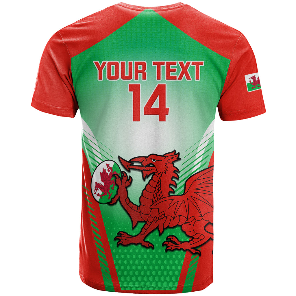 Custom Wales Rugby T Shirt 2023 Come On Cymru Champions World Cup - Wonder Print Shop