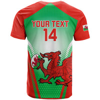 Custom Wales Rugby T Shirt 2023 Come On Cymru Champions World Cup - Wonder Print Shop