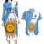 Argentina Rugby Couples Matching Long Sleeve Bodycon Dress and Hawaiian Shirt 2023 Go Champions Los Pumas World Cup - Wonder Print Shop
