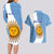 Argentina Rugby Couples Matching Long Sleeve Bodycon Dress and Hawaiian Shirt 2023 Go Champions Los Pumas World Cup - Wonder Print Shop