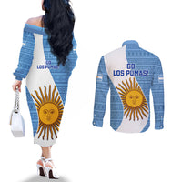 argentina-rugby-couples-matching-off-the-shoulder-long-sleeve-dress-and-long-sleeve-button-shirts-2023-go-champions-los-pumas-world-cup