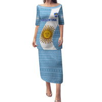Argentina Rugby Family Matching Puletasi Dress and Hawaiian Shirt 2023 Go Champions Los Pumas World Cup - Wonder Print Shop