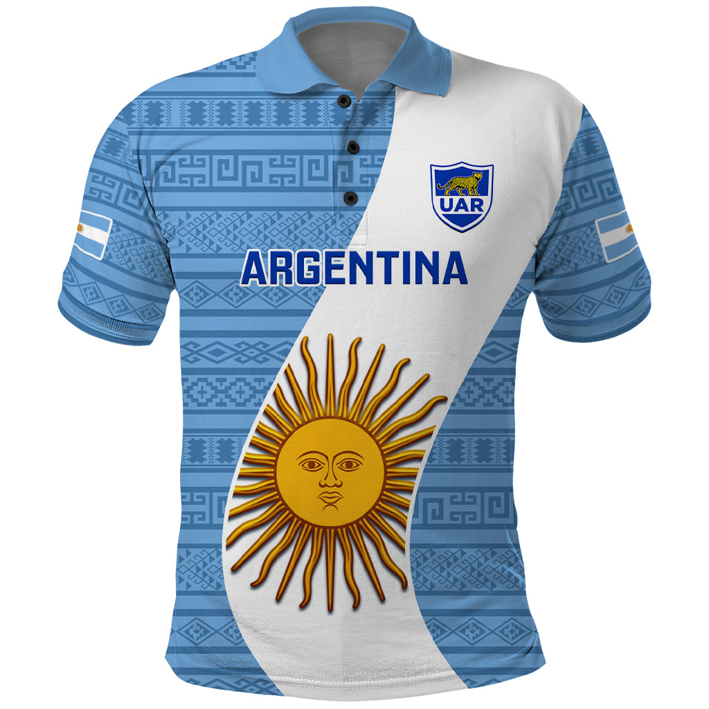 Argentina Rugby Polo Shirt 2023 Go Champions Los Pumas World Cup - Wonder Print Shop
