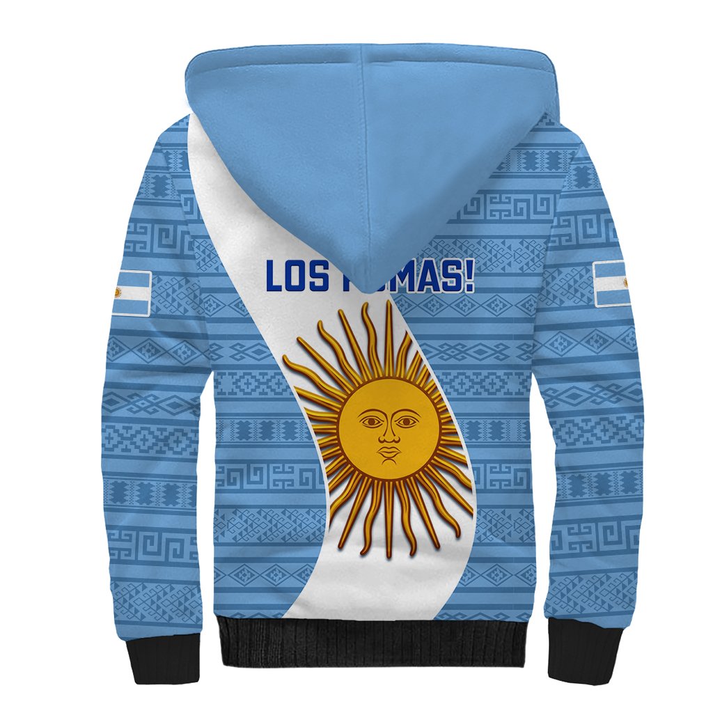 Argentina Rugby Sherpa Hoodie 2023 Go Champions Los Pumas World Cup - Wonder Print Shop