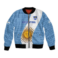 Custom Argentina Rugby Bomber Jacket 2023 Go Champions Los Pumas World Cup - Wonder Print Shop