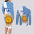 Custom Argentina Rugby Couples Matching Long Sleeve Bodycon Dress and Long Sleeve Button Shirts 2023 Go Champions Los Pumas World Cup - Wonder Print Shop