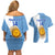 Custom Argentina Rugby Couples Matching Off Shoulder Short Dress and Hawaiian Shirt 2023 Go Champions Los Pumas World Cup - Wonder Print Shop