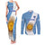 Custom Argentina Rugby Couples Matching Tank Maxi Dress and Long Sleeve Button Shirts 2023 Go Champions Los Pumas World Cup - Wonder Print Shop