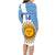 Custom Argentina Rugby Family Matching Long Sleeve Bodycon Dress and Hawaiian Shirt 2023 Go Champions Los Pumas World Cup - Wonder Print Shop