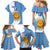 Custom Argentina Rugby Family Matching Mermaid Dress and Hawaiian Shirt 2023 Go Champions Los Pumas World Cup - Wonder Print Shop