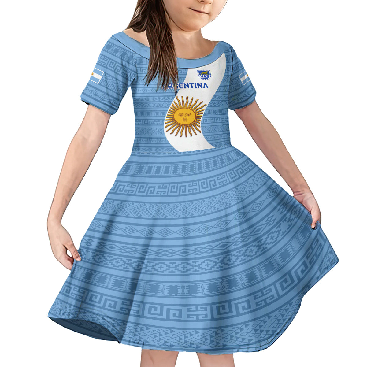 Custom Argentina Rugby Family Matching Tank Maxi Dress and Hawaiian Shirt 2023 Go Champions Los Pumas World Cup - Wonder Print Shop