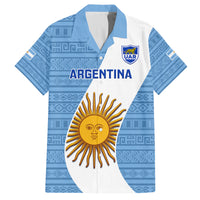 Custom Argentina Rugby Family Matching Tank Maxi Dress and Hawaiian Shirt 2023 Go Champions Los Pumas World Cup - Wonder Print Shop