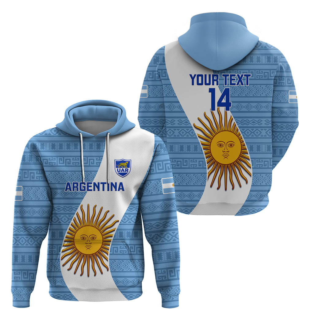 Custom Argentina Rugby Hoodie 2023 Go Champions Los Pumas World Cup - Wonder Print Shop