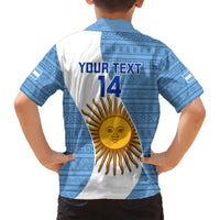 Custom Argentina Rugby Kid Hawaiian Shirt 2023 Go Champions Los Pumas World Cup - Wonder Print Shop
