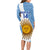 Custom Argentina Rugby Long Sleeve Bodycon Dress 2023 Go Champions Los Pumas World Cup - Wonder Print Shop