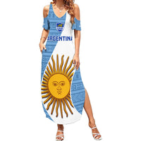 Custom Argentina Rugby Summer Maxi Dress 2023 Go Champions Los Pumas World Cup - Wonder Print Shop