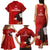 Chile Rugby Family Matching Tank Maxi Dress and Hawaiian Shirt 2023 Los Condores Grunge Style - Wonder Print Shop