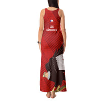 Chile Rugby Tank Maxi Dress 2023 Los Condores Grunge Style - Wonder Print Shop