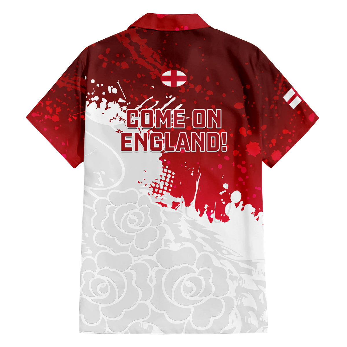 England Rugby Family Matching Tank Maxi Dress and Hawaiian Shirt 2023 Go Champions World Cup Red Rose - Wonder Print Shop