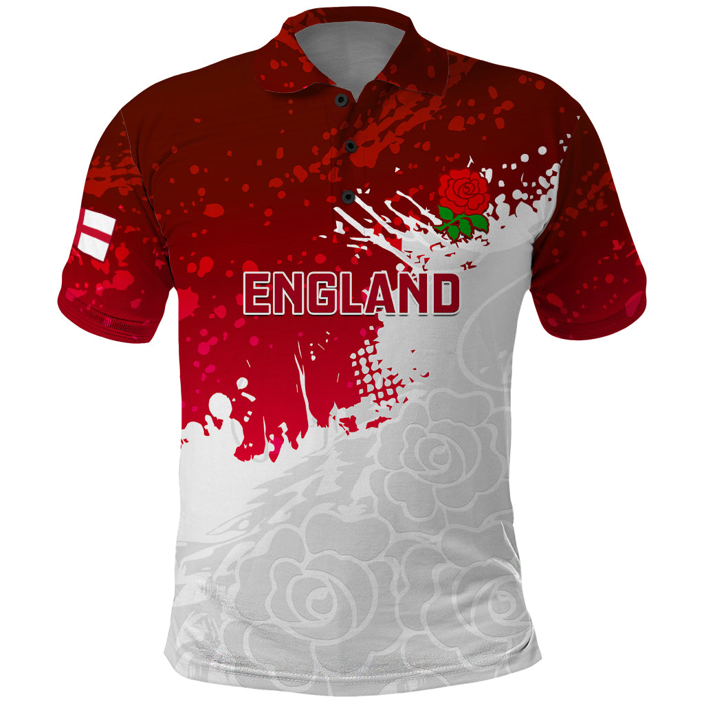 England Rugby Polo Shirt 2023 Go Champions World Cup LT14