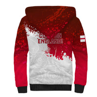 England Rugby Sherpa Hoodie 2023 Go Champions World Cup Red Rose - Wonder Print Shop