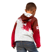 Custom England Rugby Kid Hoodie 2023 Go Champions World Cup Red Rose - Wonder Print Shop