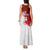 Custom England Rugby Tank Maxi Dress 2023 Go Champions World Cup Red Rose - Wonder Print Shop