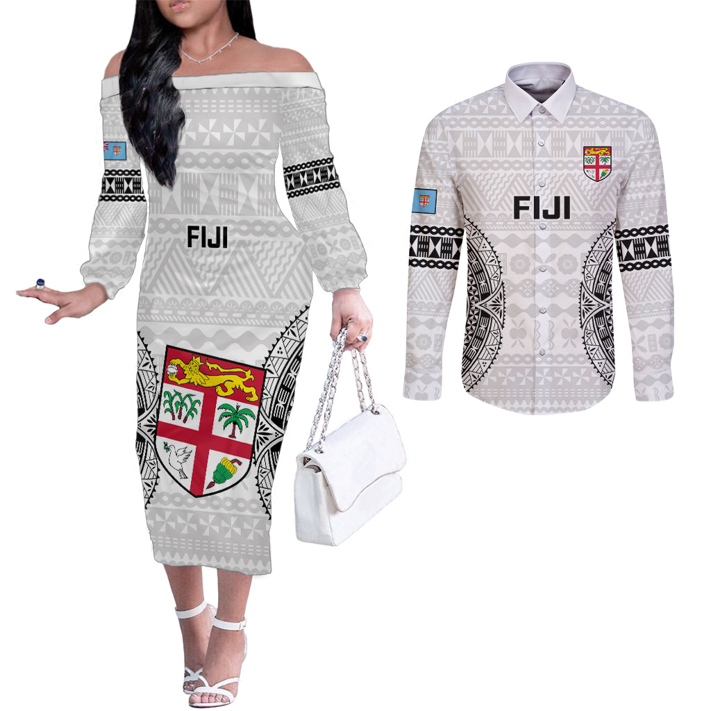 fiji-rugby-couples-matching-off-the-shoulder-long-sleeve-dress-and-long-sleeve-button-shirts-2023-go-champions-world-cup-fijian-tapa-pattern