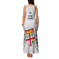 Fiji Rugby Family Matching Tank Maxi Dress and Hawaiian Shirt 2023 Go Champions World Cup Fijian Tapa Pattern - Wonder Print Shop