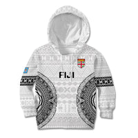 Fiji Rugby Kid Hoodie 2023 Go Champions World Cup Fijian Tapa Pattern - Wonder Print Shop