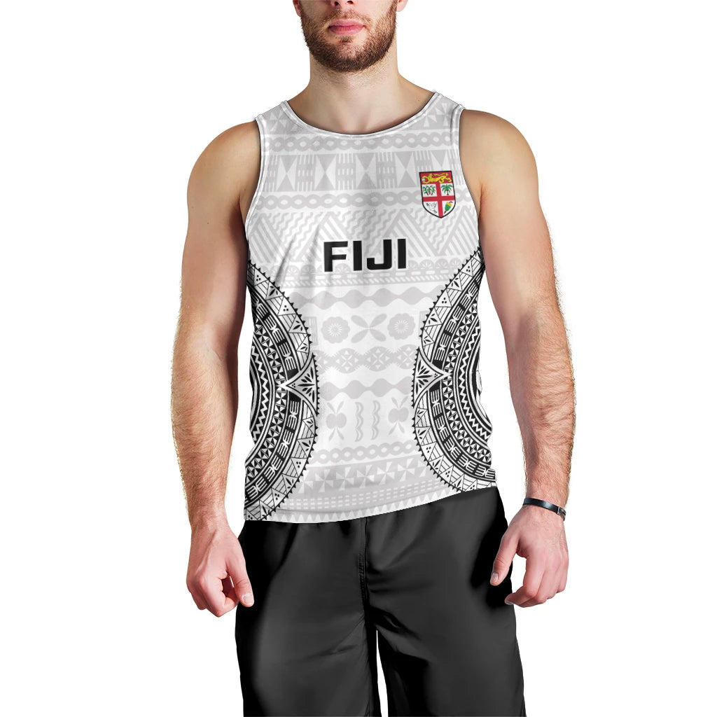 Fiji Rugby Men Tank Top 2023 Go Champions World Cup Fijian Tapa Pattern - Wonder Print Shop