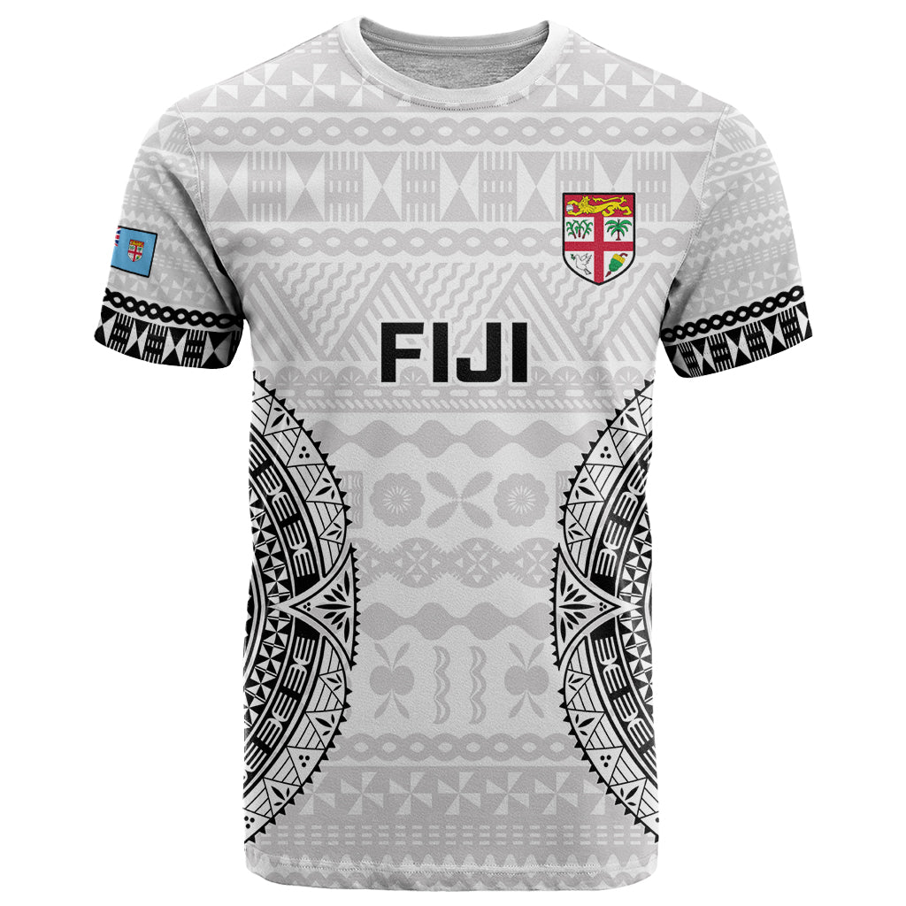 Personalised Fiji Rugby T Shirt 2023 Go Fijian Tapa Pattern World Cup LT14