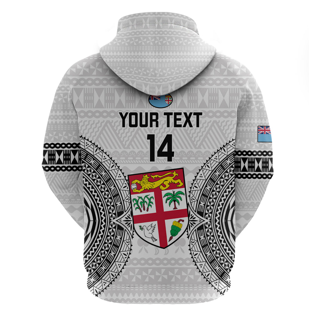 Custom Fiji Rugby Hoodie 2023 Go Champions World Cup Fijian Tapa Pattern - Wonder Print Shop