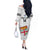 Custom Fiji Rugby Off The Shoulder Long Sleeve Dress 2023 Go Champions World Cup Fijian Tapa Pattern - Wonder Print Shop