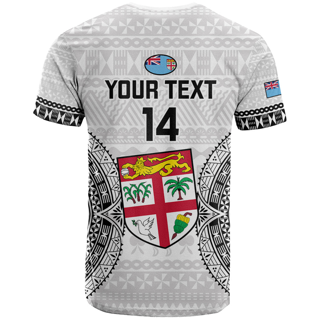 Custom Fiji Rugby T Shirt 2023 Go Champions World Cup Fijian Tapa Pattern - Wonder Print Shop