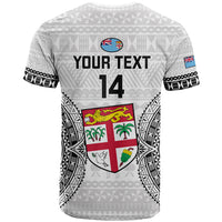 Custom Fiji Rugby T Shirt 2023 Go Champions World Cup Fijian Tapa Pattern - Wonder Print Shop