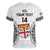 Personalised Fiji Rugby Women V Neck T Shirt 2023 Go Fijian Tapa Pattern World Cup LT14