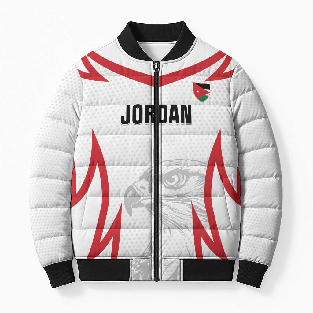 Jordan Football Custom Bomber Puffer Jacket Go The Chivalrous Ones - Wonder Print Shop