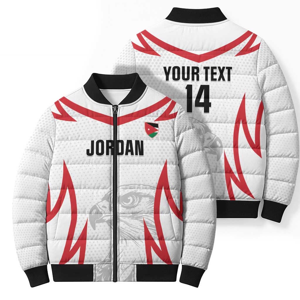 Jordan Football Custom Bomber Puffer Jacket Go The Chivalrous Ones - Wonder Print Shop