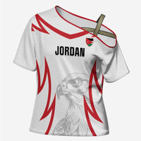 Jordan Football Custom Cross Shoulder Shirt Go The Chivalrous Ones - Wonder Print Shop