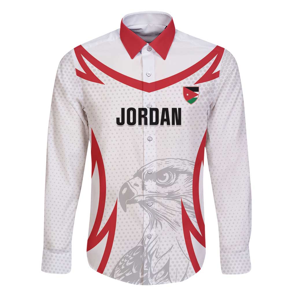 Jordan Football Custom Family Matching Long Sleeve Bodycon Dress and Hawaiian Shirt Go The Chivalrous Ones - Wonder Print Shop