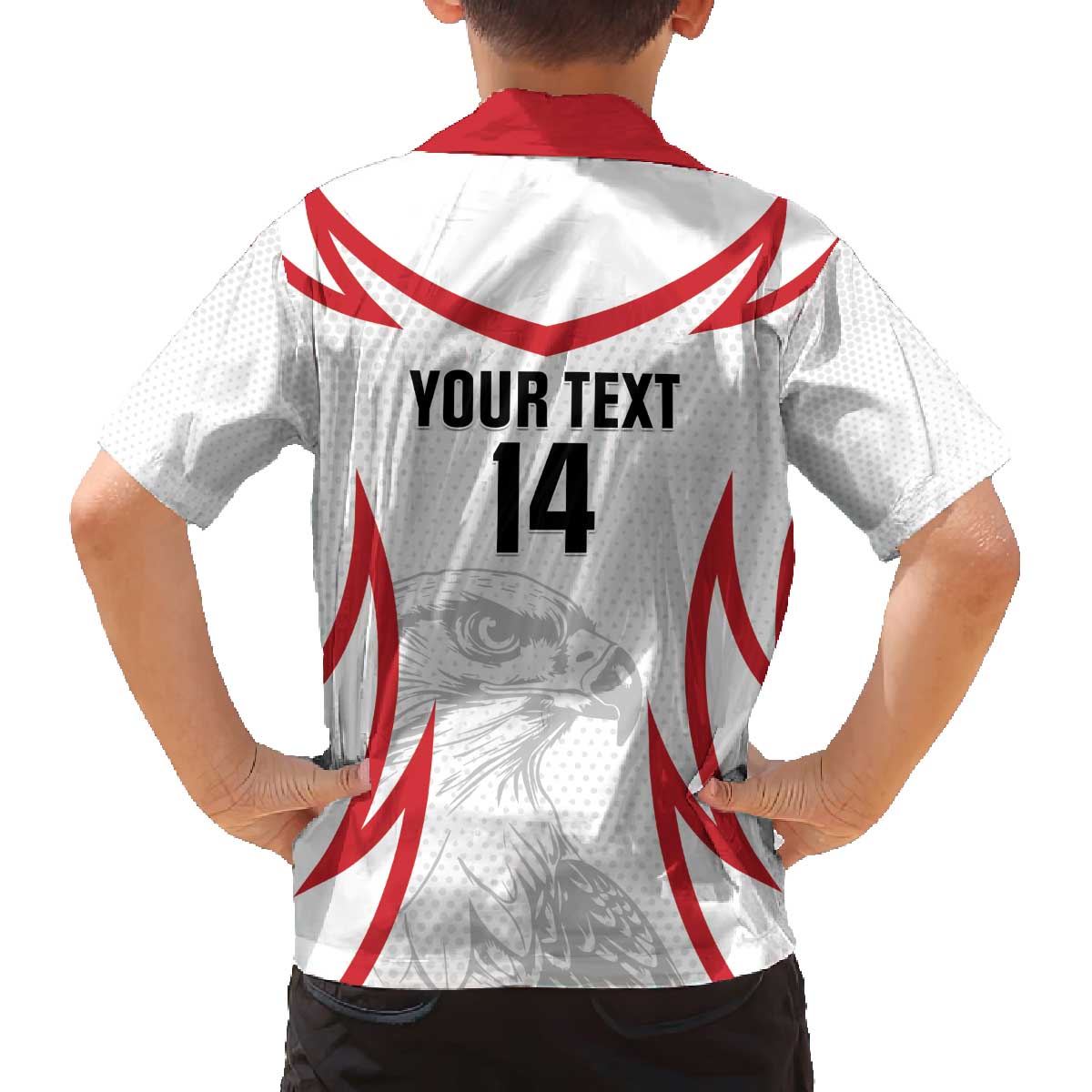 Jordan Football Custom Family Matching Off The Shoulder Long Sleeve Dress and Hawaiian Shirt Go The Chivalrous Ones - Wonder Print Shop