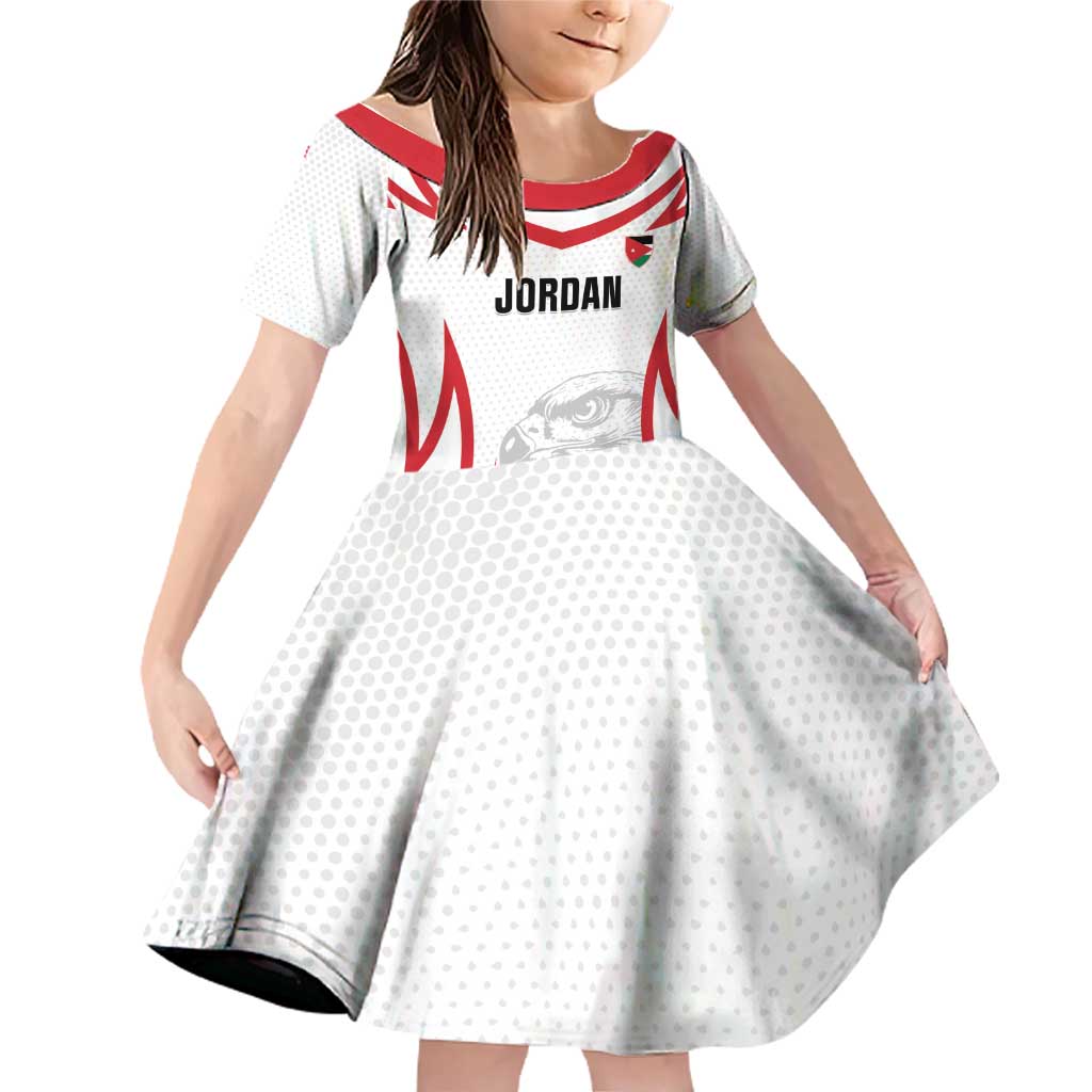 Jordan Football Custom Family Matching Off Shoulder Short Dress and Hawaiian Shirt Go The Chivalrous Ones - Wonder Print Shop